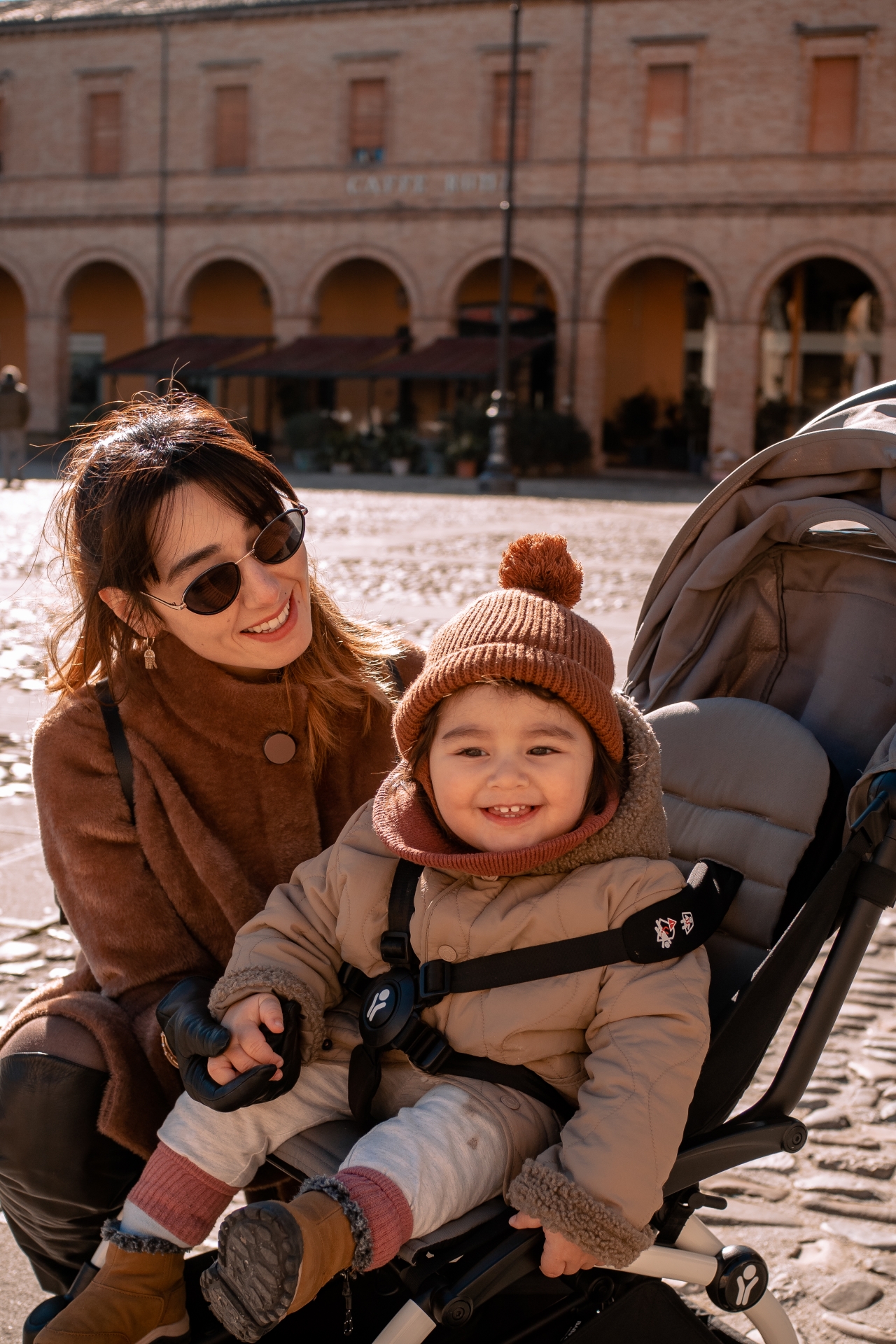﻿Family photosession of mother and son in cozy Santarcangelo